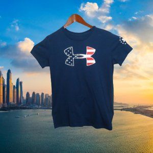 New Under Armour Freedom Logo T-Shirt (Small)